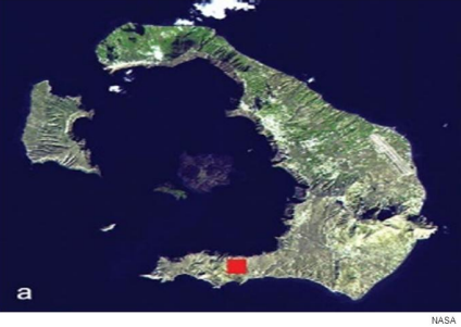 Thera/Santorini (NASA)